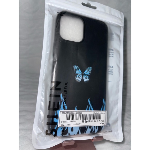 Blue Flamed Butterfly iPhone 12 Pro Max Case 🦋 - Picture 9 of 17
